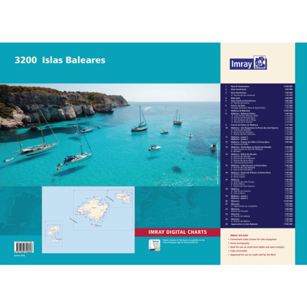 Imray 3200 - Islas Baleares (set kaarten)